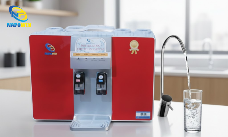 Giá máy lọc nước RO Napowin NP-RO04 có thể thay đổi theo từng thời điểm, cấu hình sản phẩm và chính sách ưu đãi của đơn vị phân phối