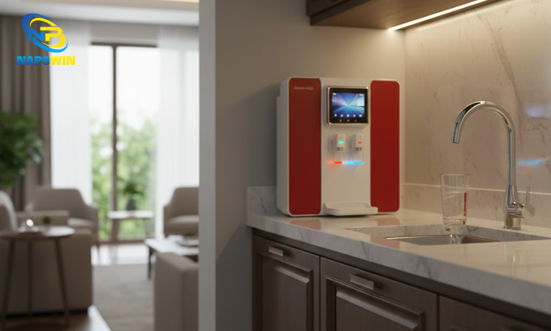 Máy lọc nước treo tường Napowin RO-06 được thiết kế với cấu trúc khoa học