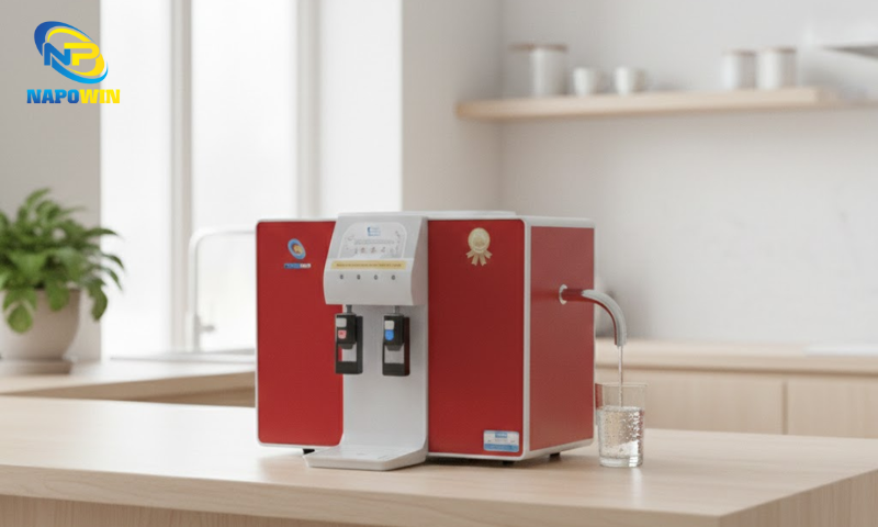 Máy lọc nước RO Napowin NP-RO04 được thiết kế với cấu trúc khoa học cùng quy trình lọc khép kín, giúp xử lý hiệu quả nguồn nước đầu vào.