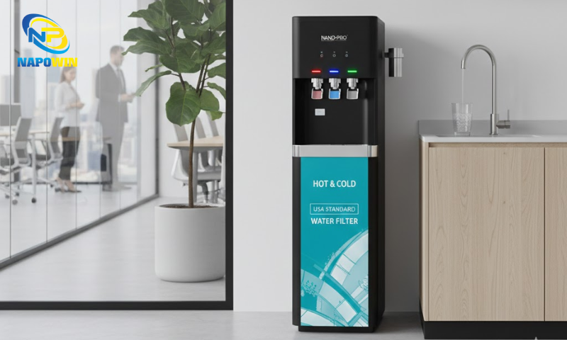 Máy lọc nước nóng lạnh nguội tủ đứng ngày càng được nhiều gia đình và văn phòng lựa chọn nhờ sở hữu nhiều ưu điểm thiết thực