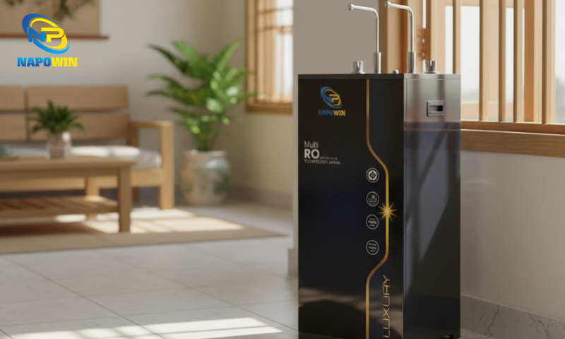 Tủ đứng khoáng tinh khiết ứng dụng công nghệ lọc RO (Reverse Osmosis) hiện đại